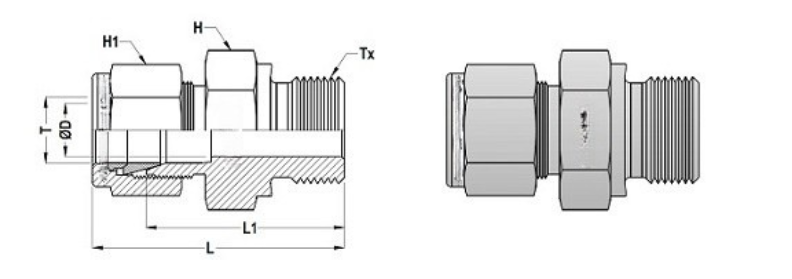Male Connector Dimensions